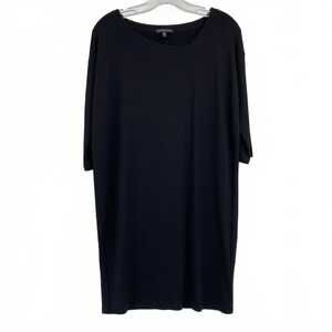 Eileen Fisher Black 3/4 Sleeve Mini Dress | Women’s Petite SP